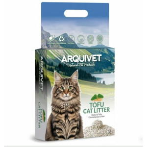 Litière naturelle agglomérante au tofu chat tofu cat litter arquivet