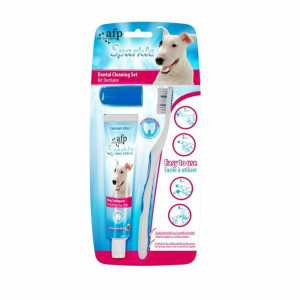 Kit nettoyage des dents du chien au beurre de cacahuète. hofman animal care