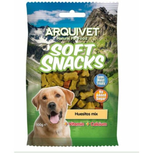Friandises semi-humides saveurs variées forme os 100 g arquivet