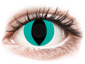 Gelflex CRAZY LENS - Cat Eye Aqua - giornaliere non correttive (2 lenti)