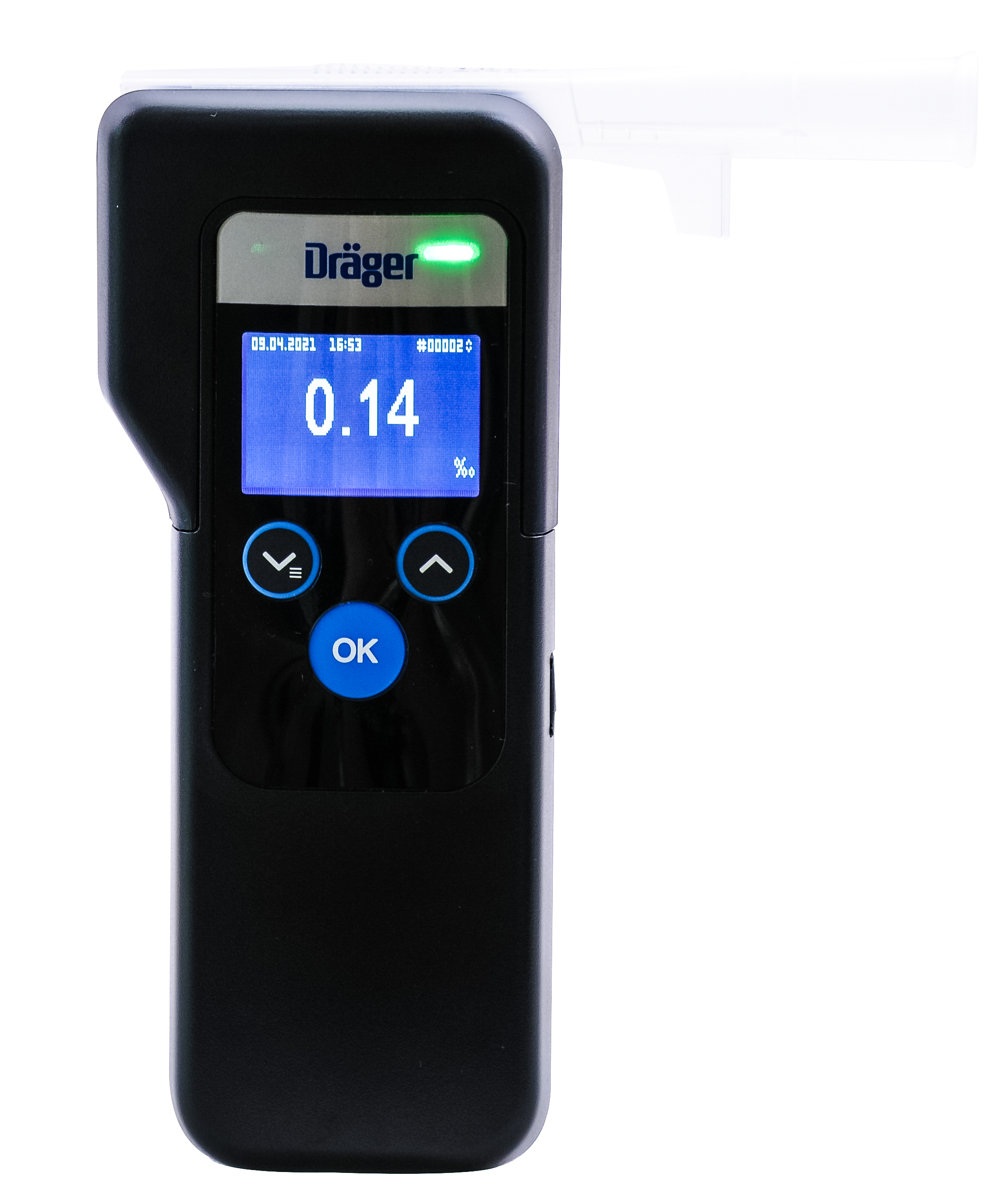 Alkomat marki Dräger Alcotest® 6000 z modułem Bluetooth