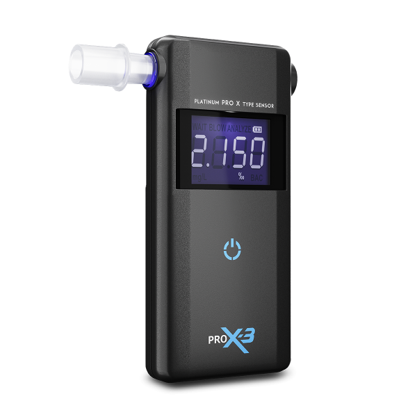 Alkomat PRO X-3 marki AlcoFind z platynowym sensorem