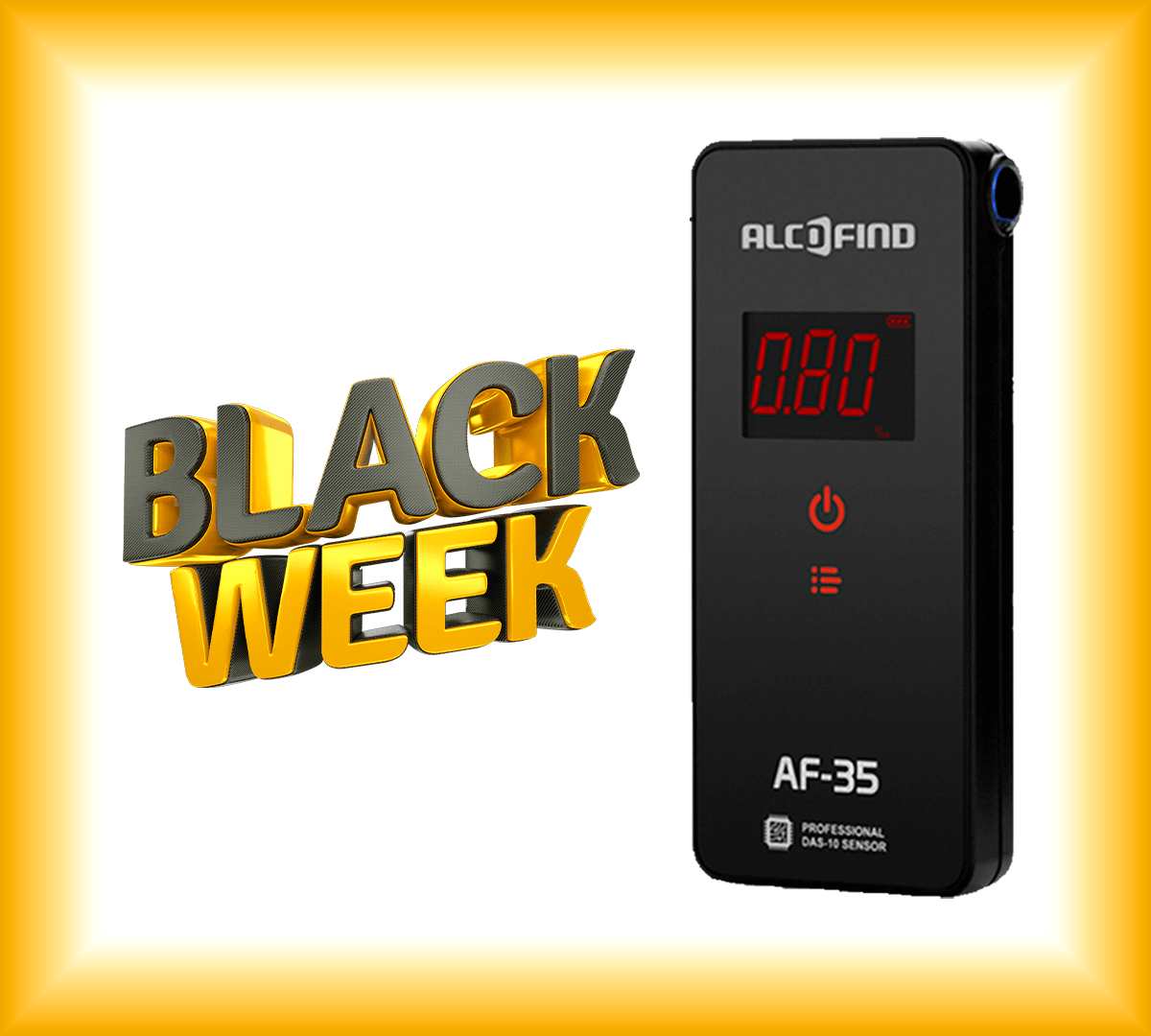 BLACK WEEK Alkomat osobisty AlcoFind AF-35 + 10 lat gwarancji plus pakiet kalibracji bez limitu