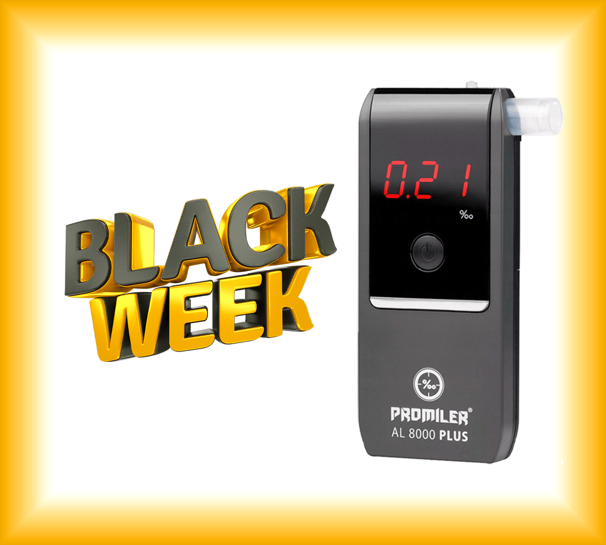BLACK WEEK Alkomat AL-8000 plus marki Promiler