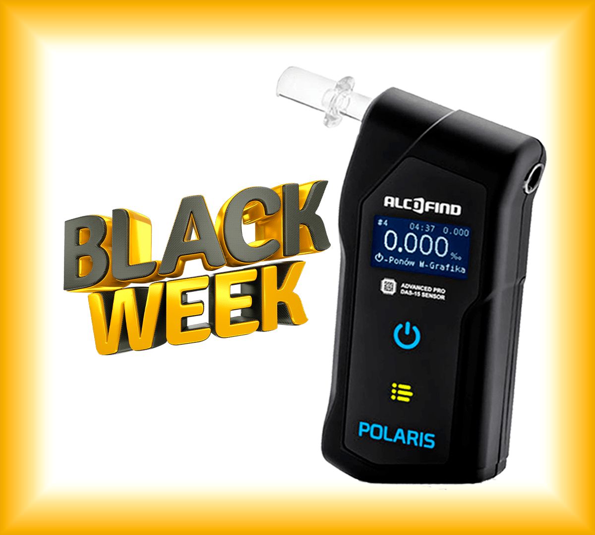 BLACK WEEK Alkomat AlcoFind Polaris do badania pracowników