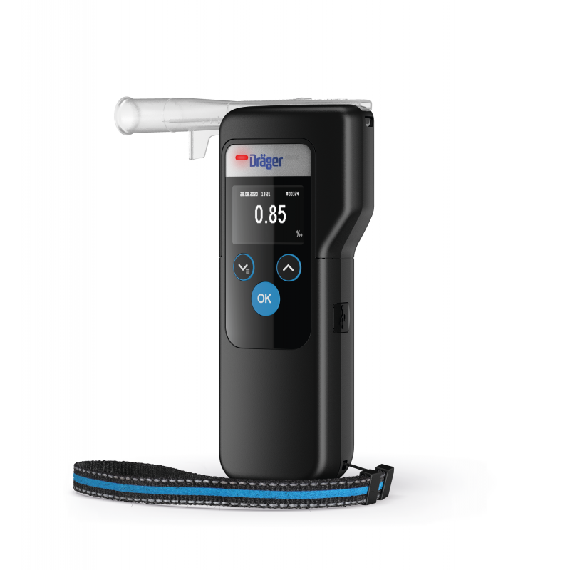 Alkomat marki Dräger Alcotest® 6000 z modułem Bluetooth
