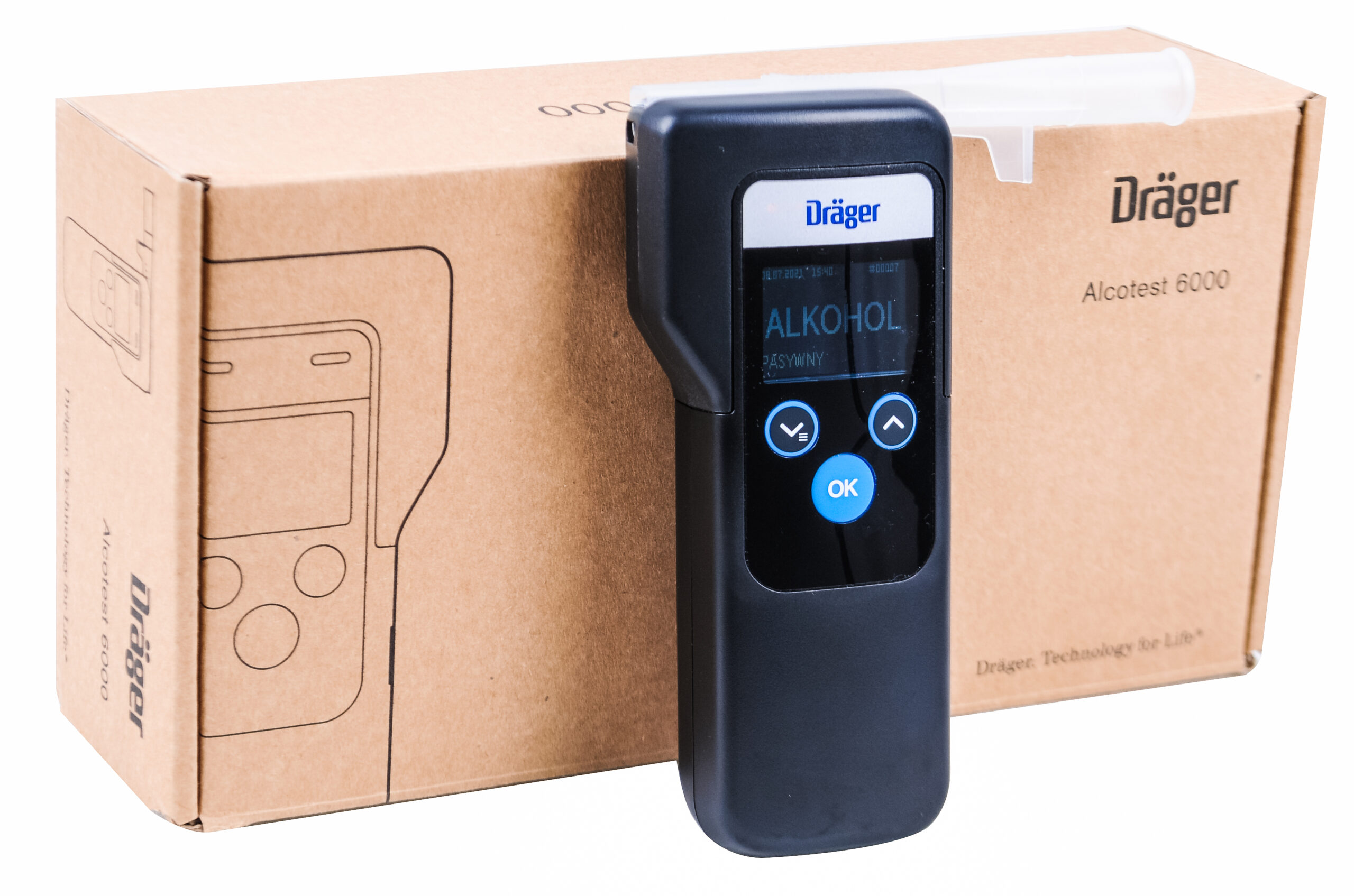 Alkomat Dräger Alcotest 6000 + Certyfikat Adiustacji plus serwis
