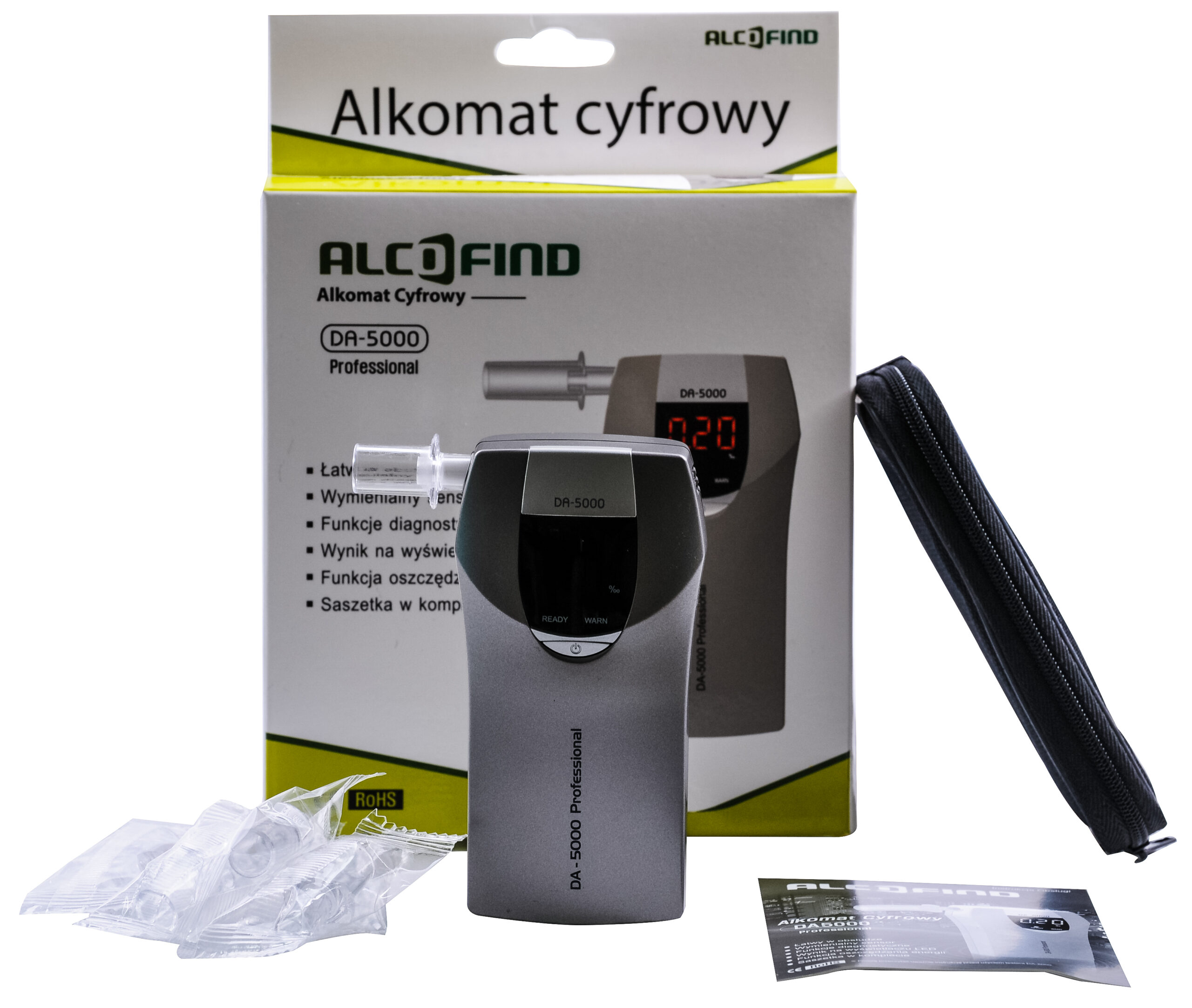 Alkomat AlcoFind DA-5000 korea?skiej produkcji