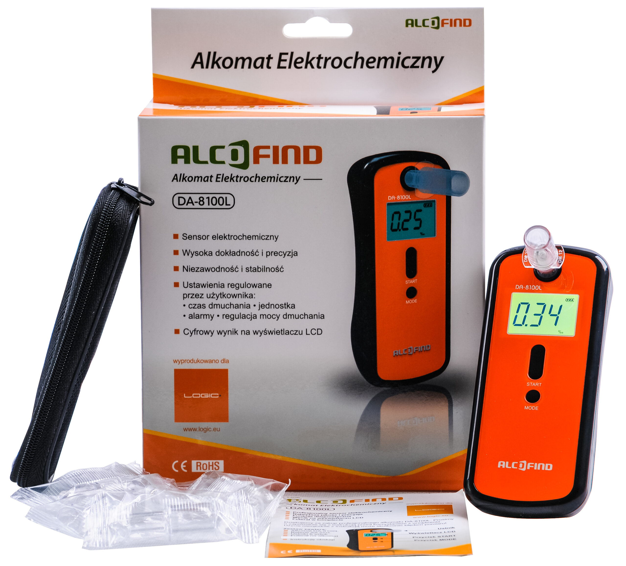 Alkomat AlcoFind DA-8100L do u?ytku osobistego