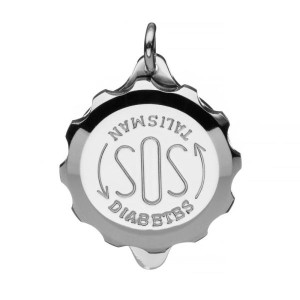SOS Talisman - Anhänger Diabetes Edelstahl