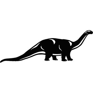 Ambiance-sticker Sticker Dinosaure debout