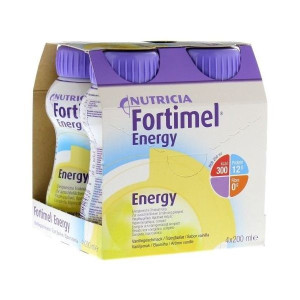 Nutricia Fortimel Energy Sol Or Baunilha 200ml X4 emul oral frasco