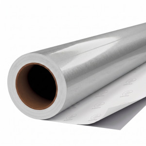 Folia samochodowa Arlon PCC, 411 Gloss Silver metallic, błysk, 1524 mm x 25 m