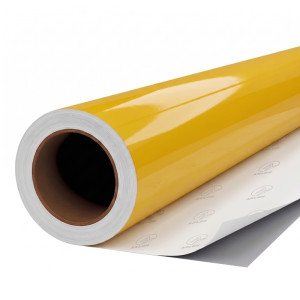 Folia samochodowa Arlon PCC, 421 Gloss Bright Yellow, błysk, 1524 mm x 25 m