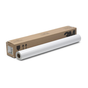 Laminat 3M Scotchcal 8518, transparent, PVC, błysk, klej trwały, 1372 mm x 50 m
