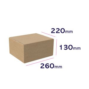 karton automatyczny z samoprzylepnym zamknięciem 260 x 220 x 130 mm