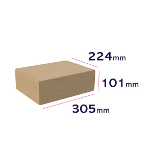 karton automatyczny z samoprzylepnym zamknięciem 305 x 224 x 101 mm