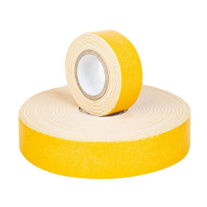 Taśma dwustronna, 19mm x 1,5mb, 860 mic, gilza 25mm, pianka PE + liner, akryl, biały