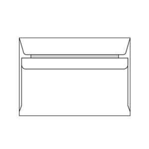 Koperty Image foliowane Envelope samoprzylepna koperty & wysyłki biały (window: bez okna) 75 g/m² C6 karton 40x25 sztuk 114 x 162