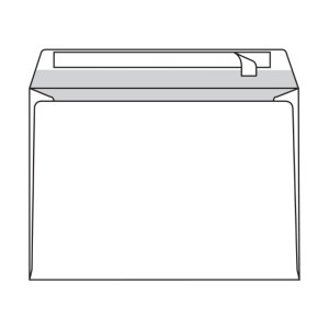 Koperty Kuvert samoprzylepna z paskiem koperty & wysyłki biały (window: bez okna) 75 g/m² DL karton 1000 sztuk 110 x 220