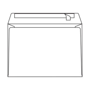 Conqueror Wove Envelopes Wove samoprzylepna z paskiem koperty & wysyłki brilliant white (window: bez okna) 120 g/m² C4 gładki karton 250 sztuk 229 x 324