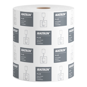Katrin Plus ręczniki papierowe 97517 Plus inne śnieżnobiały 2 warstwy paczka 6 rolek 205 x 100.00