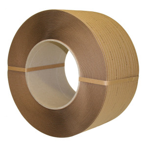 PaperStrap taśmy spinające z tworzyw brązowy karton 1 rolka