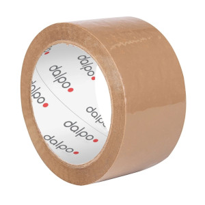 taśma klejąca brązowa, klej eco-solvent, gilza 76mm, 48mm x 54mb