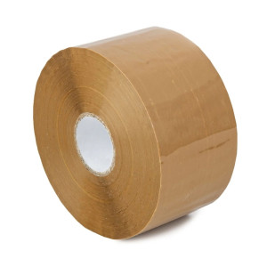 taśma klejąca brązowa, klej hotmelt, gilza 25mm, 39mic, 48mm x 135mb