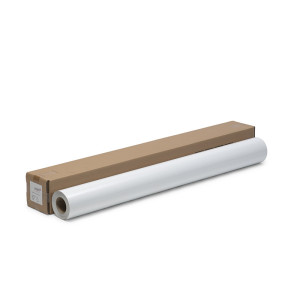 Folia Symbio Vinyl ECONOMY, biały, łączenie na rolce PVC, błysk, klej półtrwały 1370 mm x 50 m