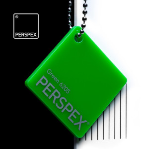 Akryl wylewany Perspex Kolor, 6205 green, błysk, 3 x 2030 x 3050 mm