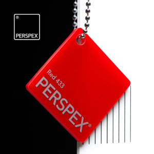 Akryl wylewany Perspex Kolor, 433 red, błysk, 3 x 1525 x 2030 mm
