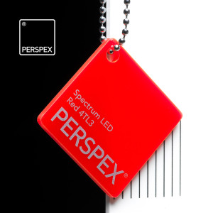 Akryl wylewany Perspex Kolor, 4TL3 red, błysk, 3 x 2030 x 3050 mm