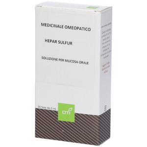 Oti Hepar Sulfur 06 Lm Potenziata Liquida 20 Fiale 2 Ml Soluzione