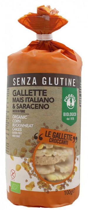 Probios Gallette Mais/saraceno 100 G