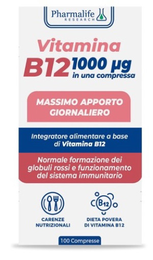 Pharmalife Research Vitamina B12 100cpr Vitacurveg