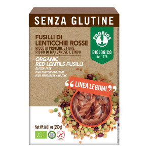 Probios 100%fusilli Lent.Rosse