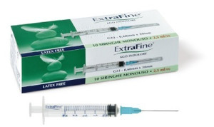 Desa Pharma Siringa Ipodermica Extrafine 2,5cc G23 10 Pezzi