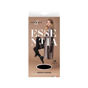 Solidea Essentia Collant Merino Jasmine Nero - Taglia Xl