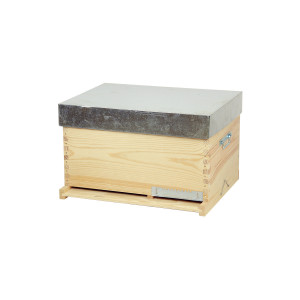 Apiculture.net - Matériel apicole français Ruche d'élevage Dadant avec 2 compartiments
