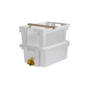 Apiculture.net - Matériel Apicole Bac à désoperculer en plastique grand modèle