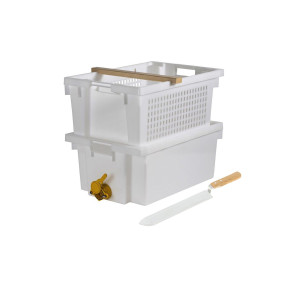 Apiculture.net - Matériel Apicole Pack bac + couteau à désoperculer