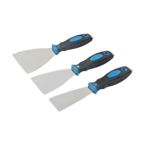 Apiculture.net - Matériel apicole français Jeu de 3 spatules en inox