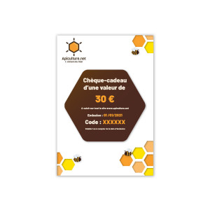 Apiculture.net - Matériel apicole français Chèque-cadeau 30€