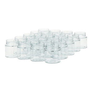 Apiculture.net - Matériel apicole français 20 pots verre 400 g Modernes TO 70 Deep