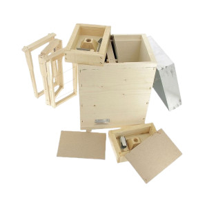 Apiculture.net - Matériel apicole français Ruchette d'élevage Dadant Duo-nuc accordéon