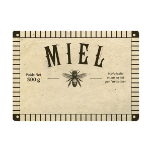 Apiculture.net - Matériel apicole français 1000 étiquettes Rustique 500g (53x38)