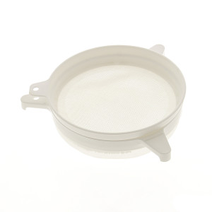 Apiculture.net - Matériel apicole français Passoire en nylon double tamis diam. 24 cm