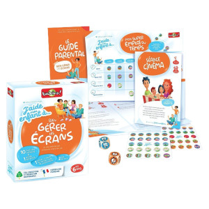 Bioviva - Jeux de Société Fabriqués en France J'aide mon enfant à... Bien gérer les écrans