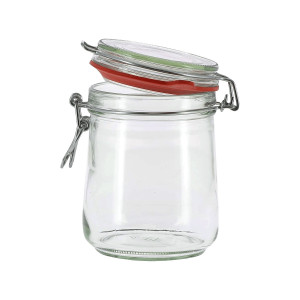 Apiculture.net - Matériel apicole français 12 pots verre hermétique 800ml